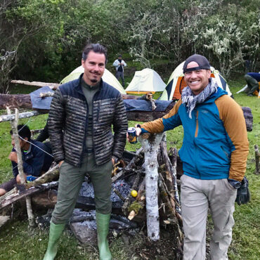 Timothy Alberino and Jamie Walden on expedition to a lost city in the Andes mountains of Peru.