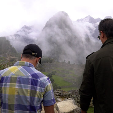 Timothy Alberino entering the numinous ruins at Machu Picchu, Peru.