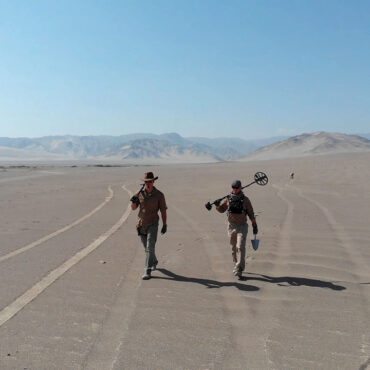 Timothy Alberino and team searching for a legendary treasure in the deserts of Paracas, Peru.